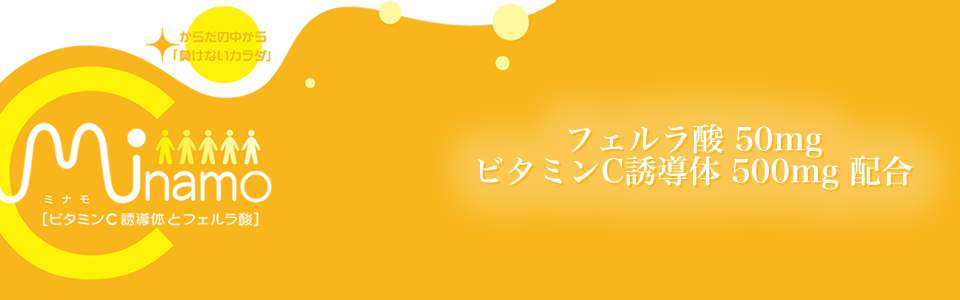 ミナモ- minamo フェルラ酸配合　ビタミンC誘導体